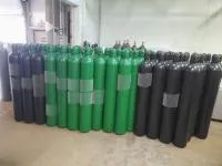 Полный контейнер газовых стальных новых баллонов 350 шт. под сжатые газы (O2, N2, Ar, He, CH4, Mix) 50 л 300 бар без вентиля ТР ТС 032 горловина E25